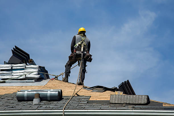 Professional Roof Replacement technician working in Apple Valley, CA